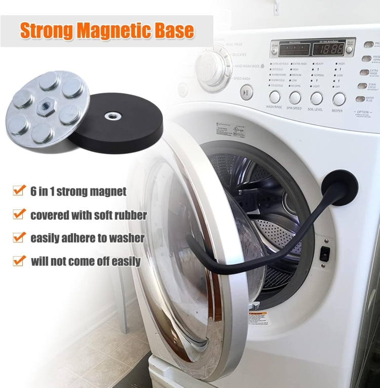 Effortless Laundry Care with the Universal Flexible Magnetic Washing Machine Door Stopper
