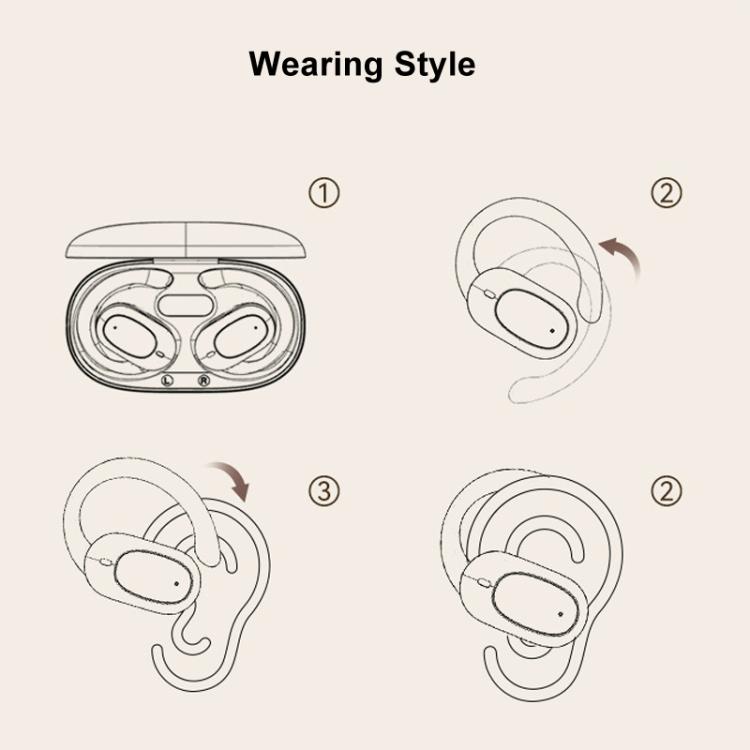 Bone Conduction Wireless Noise Reduction On-Ear Bluetooth Earphones(Skin Color) Bone Conduction Wireless Noise Reduction On-Ear Bluetooth Earphones(Skin Color)