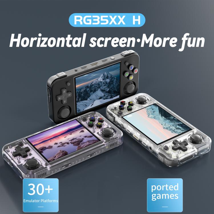 ANBERNIC RG35XXH Open Source Wireless Handheld Game Console, Memory: Standard 32G+64G(Black) - B1