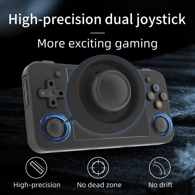 ANBERNIC RG35XXH Open Source Wireless Handheld Game Console, Memory: Standard 32G+64G(Black) - B4