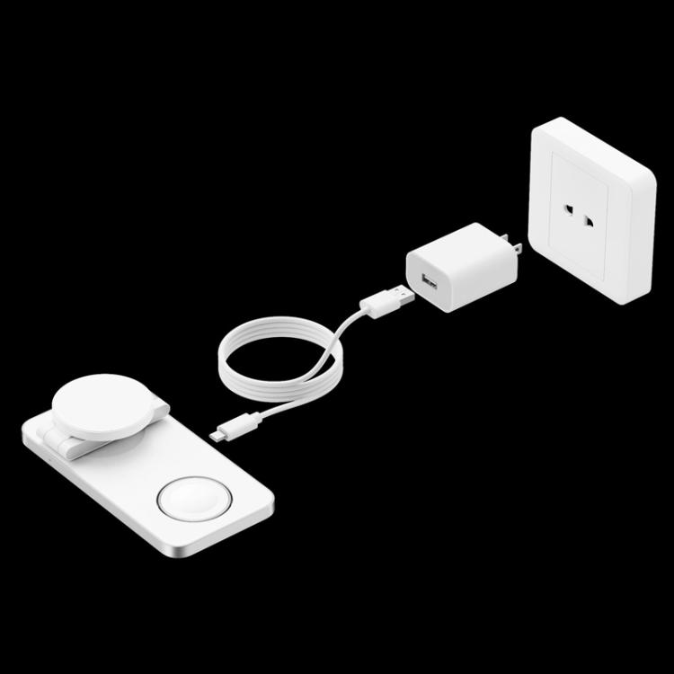 T8 3 In 1 Folding Magnetic Wireless Charging Dock For Apple Watch / iPhone / AirPods(Black) T8 3 In 1 Folding Magnetic Wireless Charging Dock For Apple Watch / iPhone / AirPods(Black)