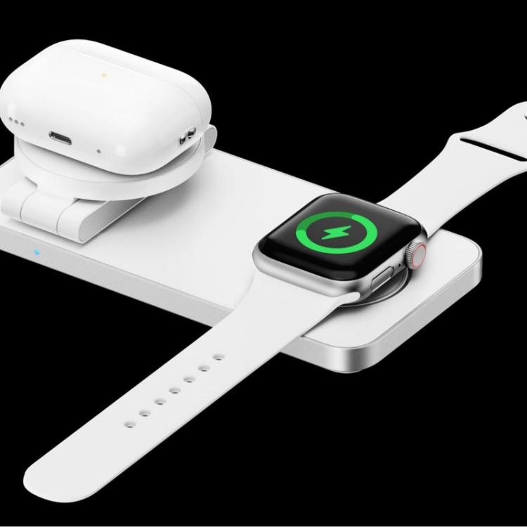 T8 3 In 1 Folding Magnetic Wireless Charging Dock For Apple Watch / iPhone / AirPods(Black) T8 3 In 1 Folding Magnetic Wireless Charging Dock For Apple Watch / iPhone / AirPods(Black)