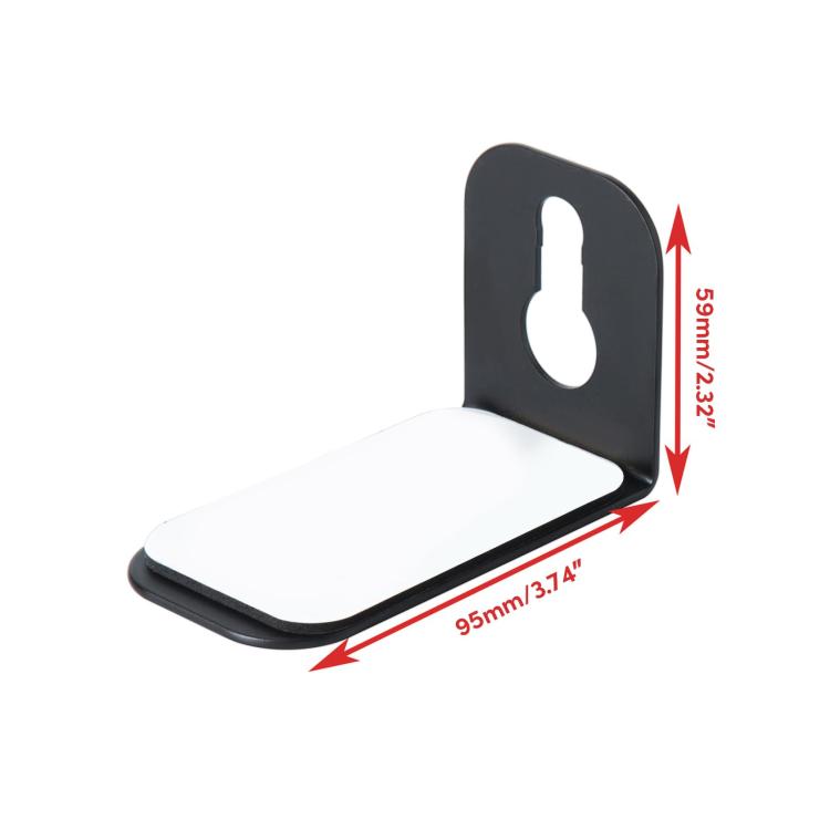 Universal Wall Mount Sound Bar Bracket For Speakers Within 5.1 Inch In Width(Black) Universal Wall Mount Sound Bar Bracket For Speakers Within 5.1 Inch In Width(Black)