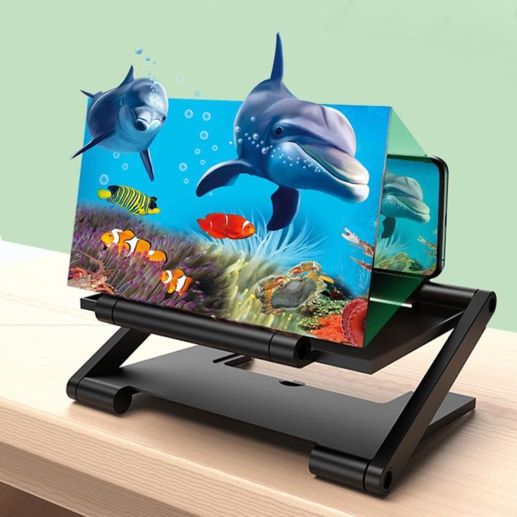 RK-C46 7-Inch Foldable Pull-Out Lifting HD Anti-Blue Light Mobile Phone Screen Amplifier, Color: Black RK-C46 7-Inch Foldable Pull-Out Lifting HD Anti-Blue Light Mobile Phone Screen Amplifier, Color: Black