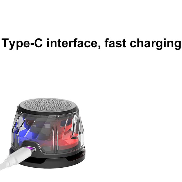 RK-C250 Portable RGB Atmosphere Light Magnetic Bluetooth Speaker with Wireless Charging Function RK-C250 Portable RGB Atmosphere Light Magnetic Bluetooth Speaker with Wireless Charging Function