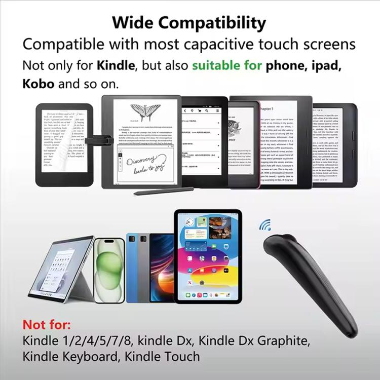 RK-C259 For Kindle Multifunctional Page Turner Mobile Phone Selfie Bluetooth Remote Control(Black) RK-C259 For Kindle Multifunctional Page Turner Mobile Phone Selfie Bluetooth Remote Control(Black)