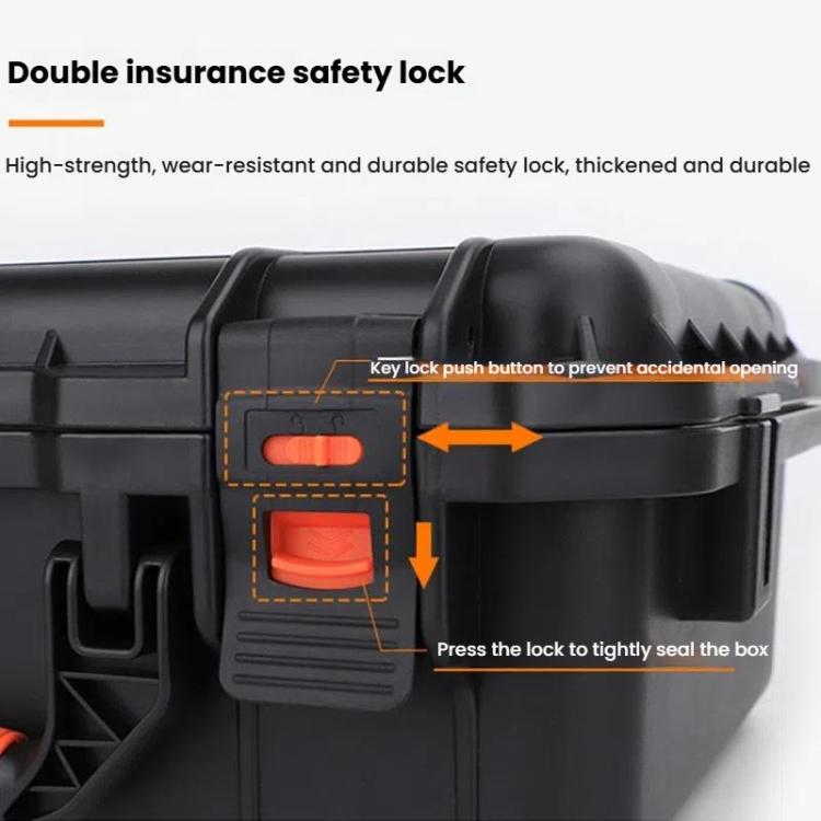 適用於大疆 Flip Sunnylife AQX-19 防水收納防護手提箱 航拍機暢飛套裝包（黑色） - B8