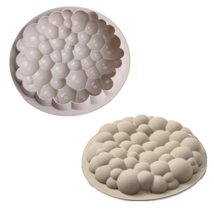 3D Round Bubble Cloud Cake Silicone Mold Mousse Pudding Jelly Mold Baking  Supplies