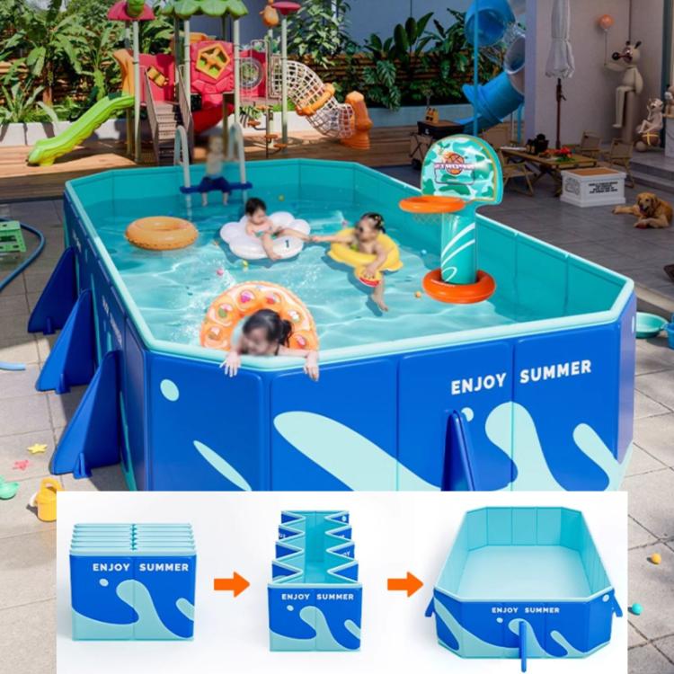 Child Inset Pool Children Home Free Inflatable Swimming Pool Foldable Outdoor Bracket ...
