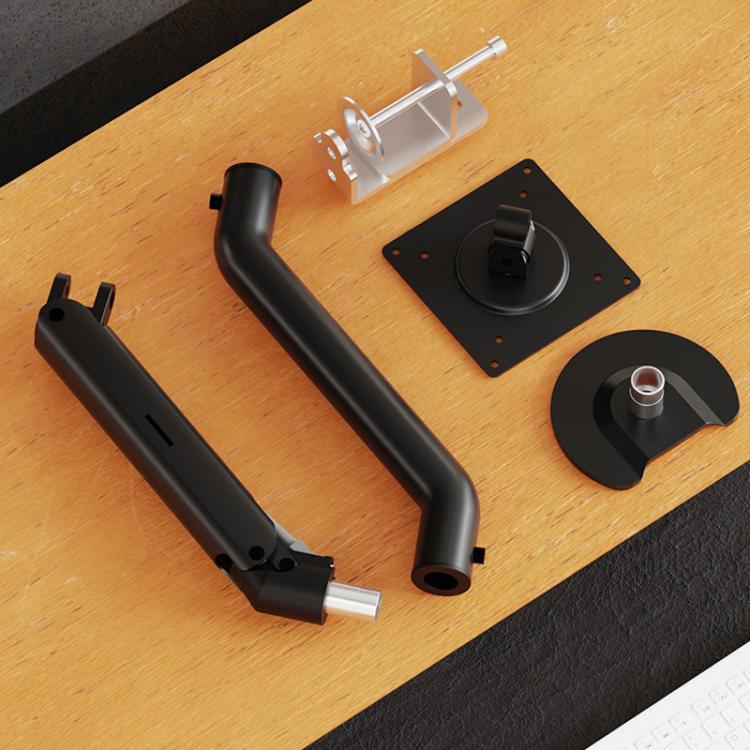 For 15-32 Inch Monitor Bracket Adjustable Gas Spring Computer Screen Desk Mount Stand(Black) - B11