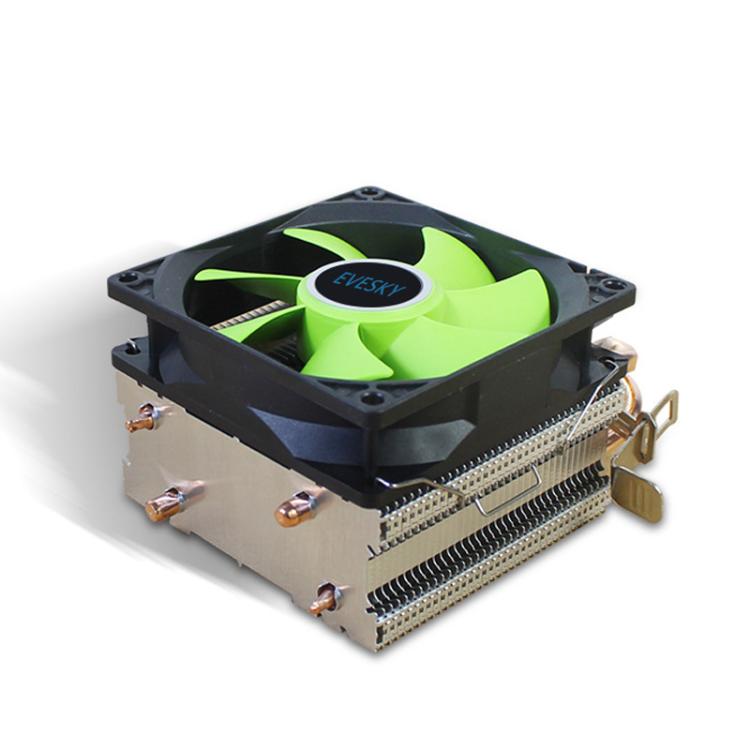 EVESKY CPU Cooler PC Radiator 1850-2200 RPM Quiet Fan For Intel LGA775 ...