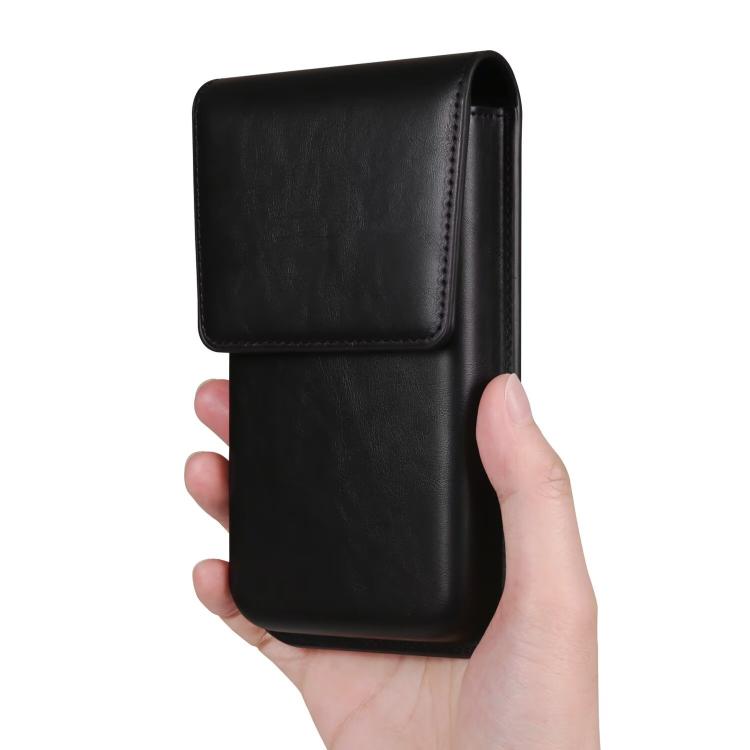 Étui Ceinture Vertical Pour Smartphone - Noir - Taille 6,5 Pouces - Marque Avizar