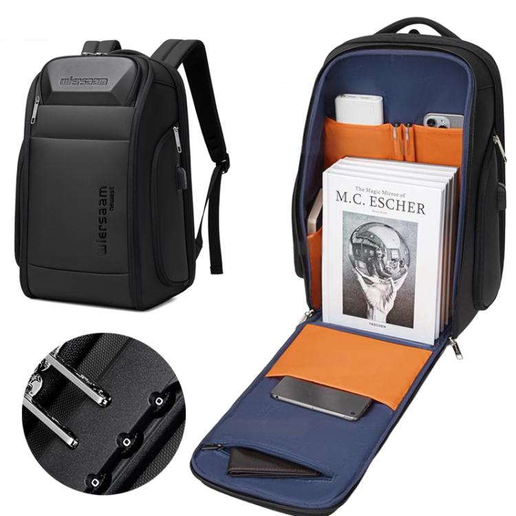 Sac à dos d'affaires antivol et étanche Wiersaam pour homme