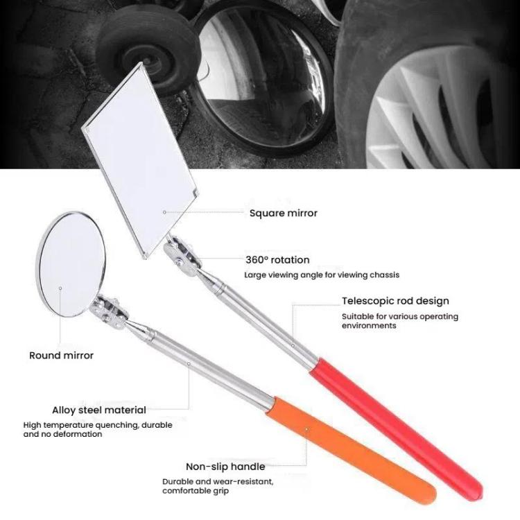 Ready Stock Car Maintenance Inspection Mirror Universal Folding Telescopic Reflector Large And Small Welding Chassis Inspection Mirror I.974008724 - View #6