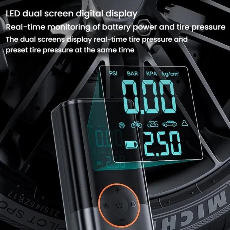 SUITU ST-9650B 4 x 1500mAh Car Emergency Starting Power Supply Inflatable Pump Integrated Machine - B3