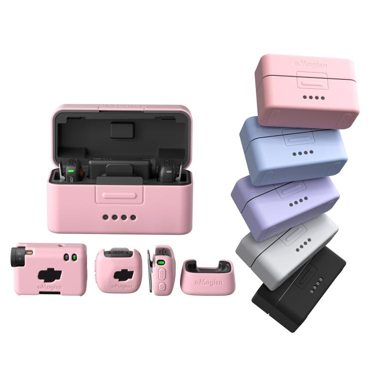 Coque De Protection En Silicone Noire Pour étui De Chargement DJI Mic Mini - Compacte 10x10x2 Cm, Anti-chocs