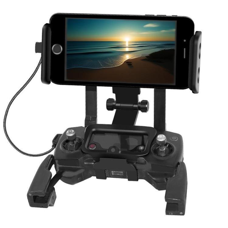 Supporto Per Telefono Per Radiocomando DJI Mavic Mini / Mavic 2 Pro / Zoom, Clip In ABS