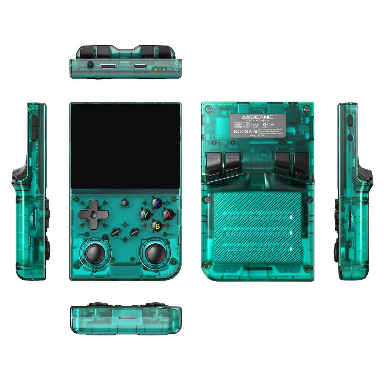 ANBERNIC RG 35XXPro Retro Handheld Console 3.5-Inch Screen Linux 64-Bit Pocket Gaming Device 64G+128G(Black) - B7
