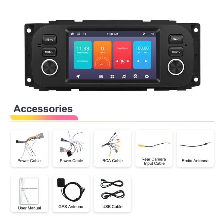 5 Inch Landscape Android Car Player Car Central Control All-In-One Unit ...