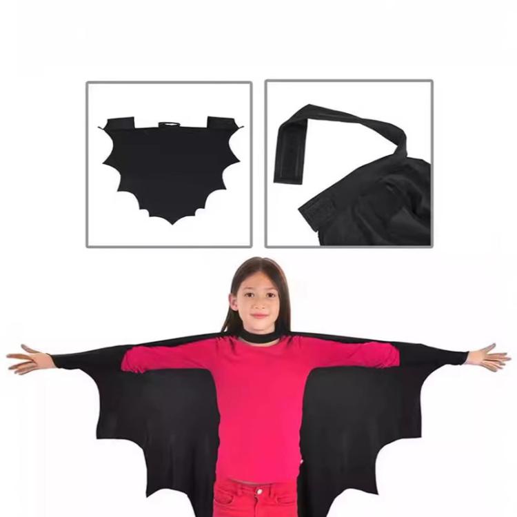 Fledermaus-Umhang Für Kleinkinder – Halloween-Kostüm Mit Teilärmeln & Fingerschlaufen (bis 3 Jahre)