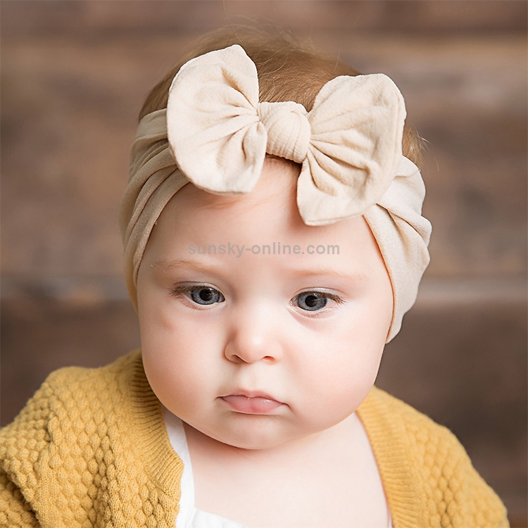 Bowknot mignon bébé fille bandeau serre-tête bandeaux (rouge # 4)
