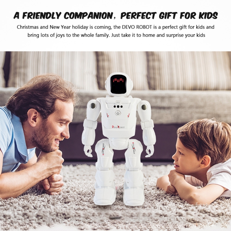Rc Smart Bot Dacing Mode RC Robot Motion Control Programmable Actions Facial Light ...