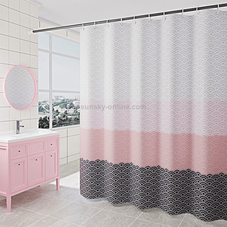 Sunsky Geometric Shower Curtain, Geometric Shower Curtain Uk