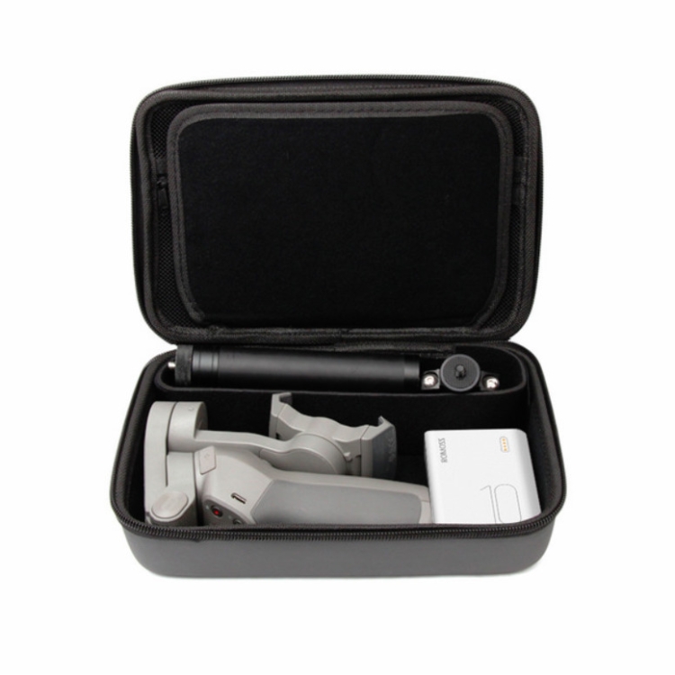 OS-B153 Bolsa de almacenamiento de cuero PU con textura de diamante portátil para DJI Osmo Mobile 3, Tamaño: 24.6x17.1x8.1cm - 2