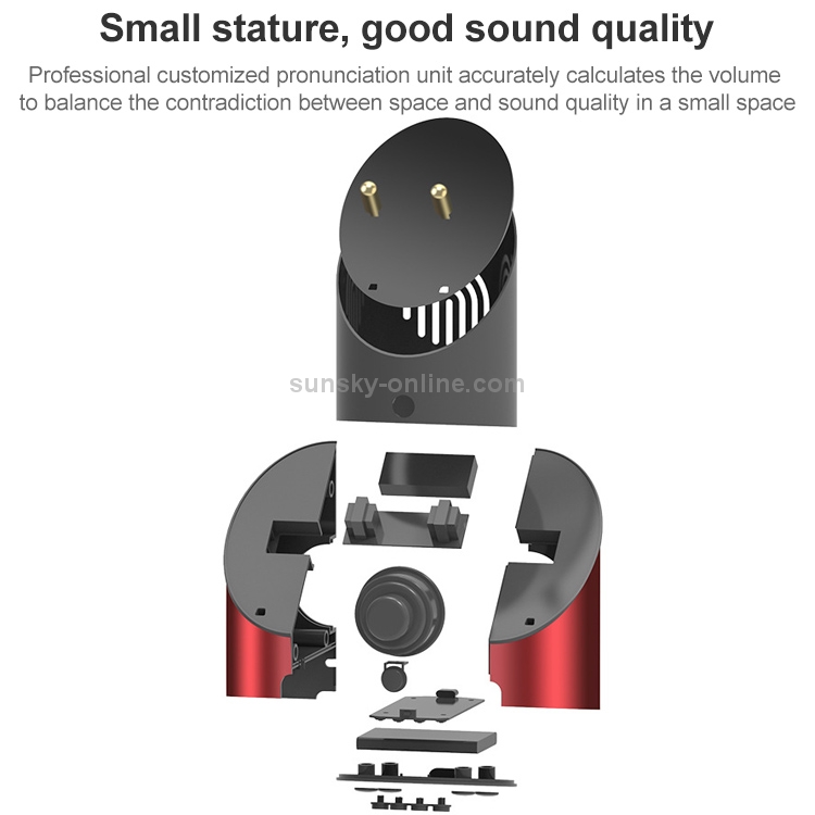 KAWOO Mini Portable Induction Metal Wireless Speaker, Support Bluetooth & Alarm Clock & Mobile Phone Bracket KAWOO Mini Portable Induction Metal Wireless Speaker, Support Bluetooth & Alarm Clock & Mobile Phone Bracket