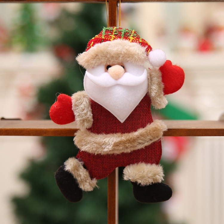 Christmas Santa Claus Doll Toy Snowman Hang Ornaments Tree Gift Home Decorations 
