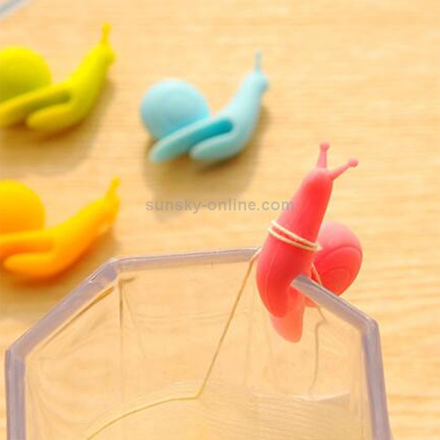 Snail Shaped Silicone Tea Bag Holder Cup Mug Hanging Tool