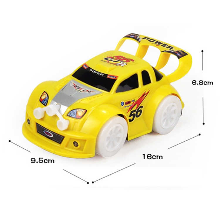 Generic jouets enfants voiture électrique lumineuse universel rotatif  coloré avec musique à prix pas cher
