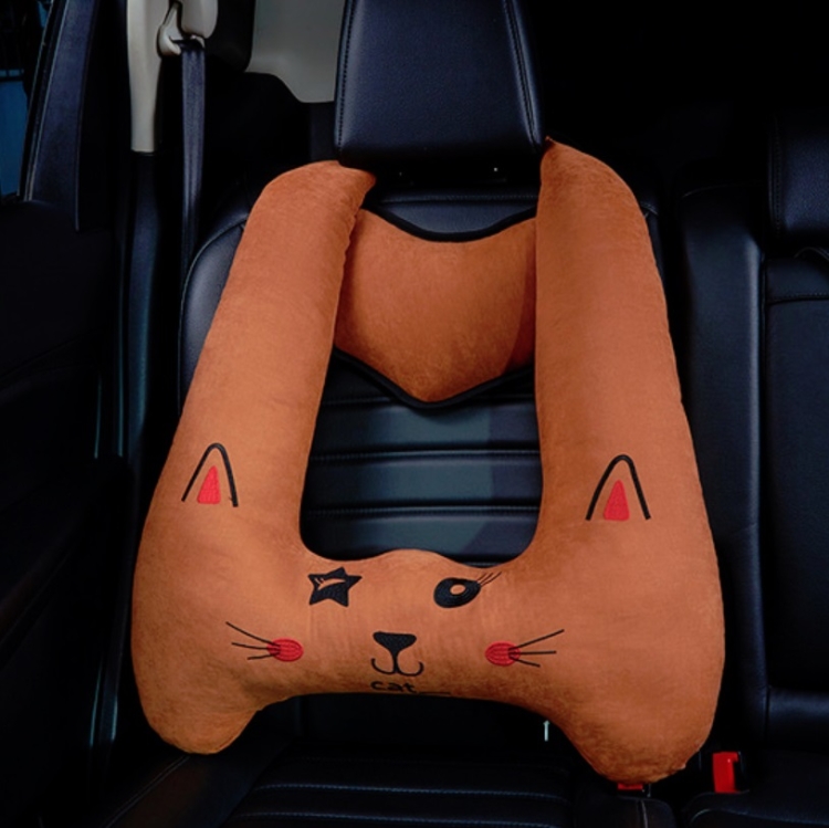 Cuscino per dormire in auto Cuscino per il collo del bambino Cintura di  sicurezza che abbraccia accessori per auto Colore casuale, Stile: cuscino  in pelle + poggiatesta