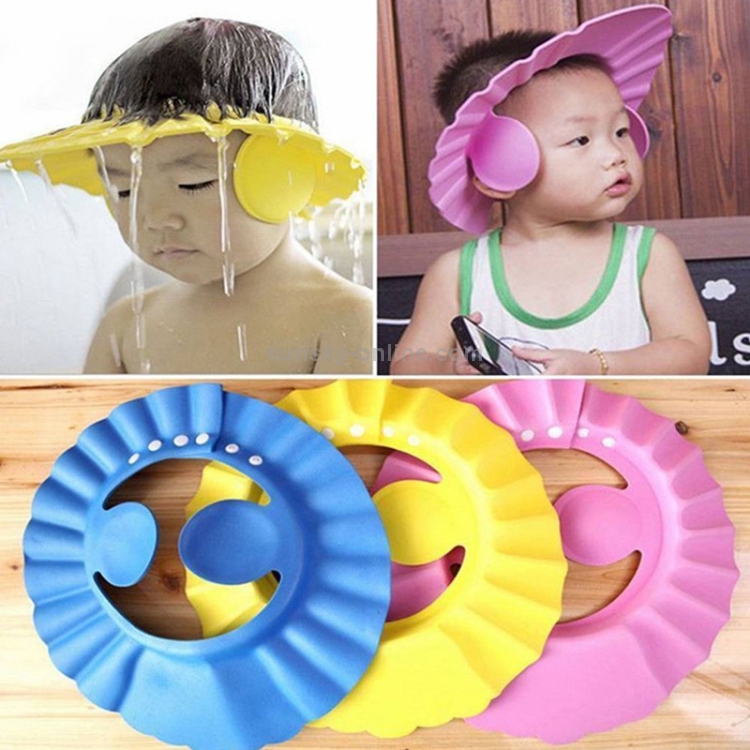 Berretto per Shampoo per bambini cappello da doccia per bambini regolabile  visiera da bagno per bambini impermeabile cappuccio per scudo per capelli  per lavaggio infantile carino per protezione degli occhi