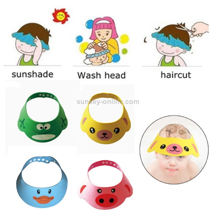 5 PCS bébé enfants bonnet de douche bonnet de bain bébé bonnet de