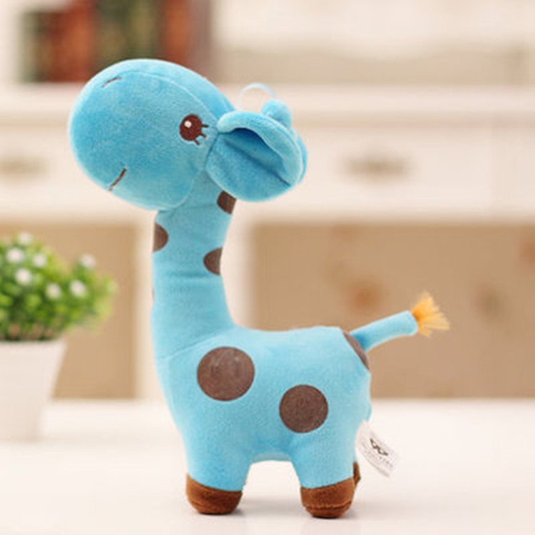 blue giraffe stuffed animal