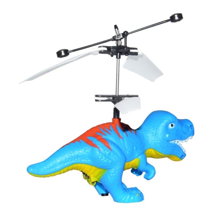 Giocattolo volante elettrico RC Sensore a infrarossi Modello di dinosauro  Elicottero Illuminazione flash a LED Ricarica USB Piccolo giocattolo RC per  bambini (arancione)