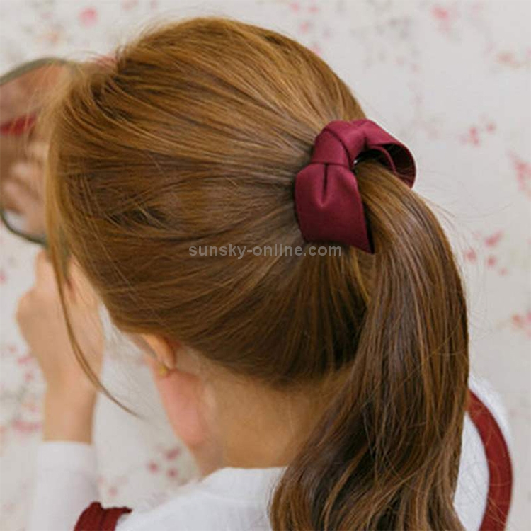Sweet Fabric Bow Hair Claw Elegant Women Solid Cloth Ties Banana Hair Crab Clips Ponytail Hold Girl Hair Accessories(Pink) Sweet Fabric Bow Hair Claw Elegant Women Solid Cloth Ties Banana Hair Crab Clips Ponytail Hold Girl Hair Accessories(Pink)