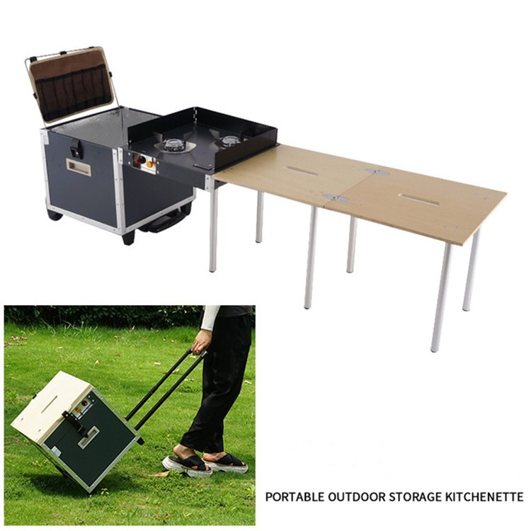 Outdoor Master Cook Station de cuisine portable Table pliante pour  barbecue, camping, pique-nique, jardin