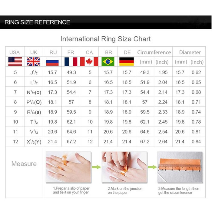 925 Sterling Silver Finger Rings Women Vintage Engagment Zircon Jewelry, Ring Size:10(Green) - 5