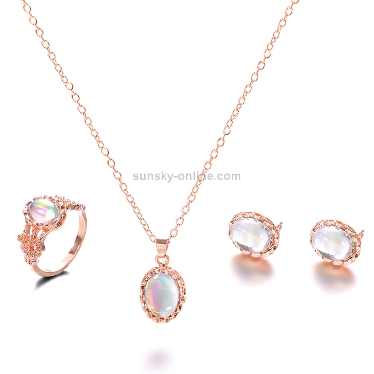 Sterling Silver Simulated Blue Opal Infinity Heart Pendant Necklace & Stud  Earrings Set - Walmart.com