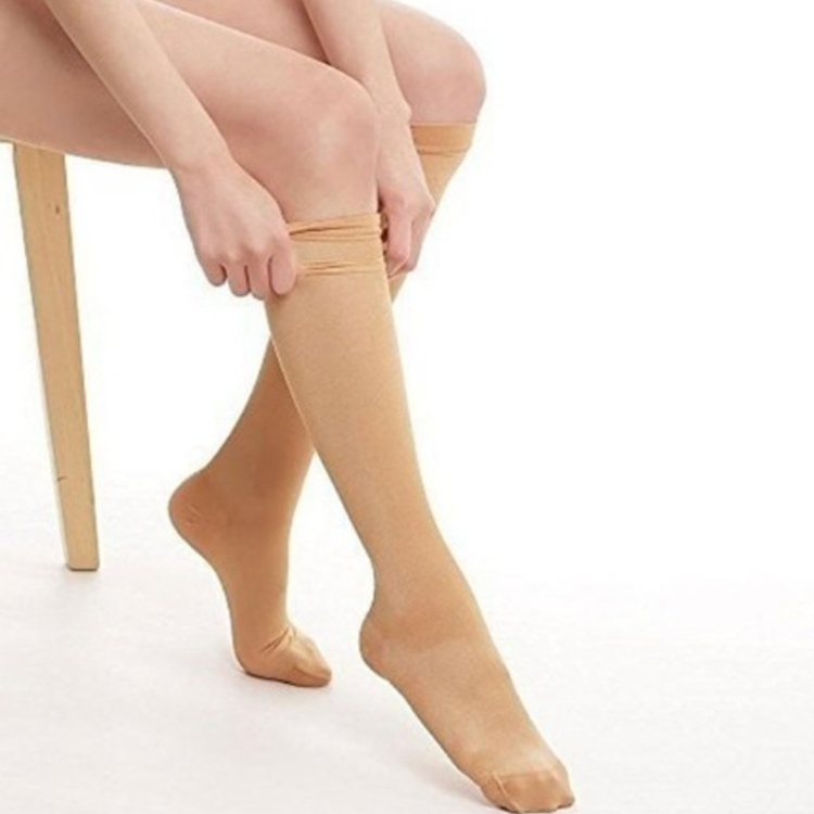 Varicose Veins Elastic Stockings Medical Compression Level 1 Auxiliary  Treatment Male And Female Long Tube Open Toe Socks - AliExpress