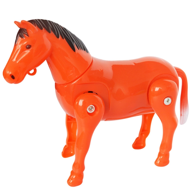 Simulation en plastique cheval électrique jouet enfants cadeau d' anniversaire livraison aléatoire rouge et blanc