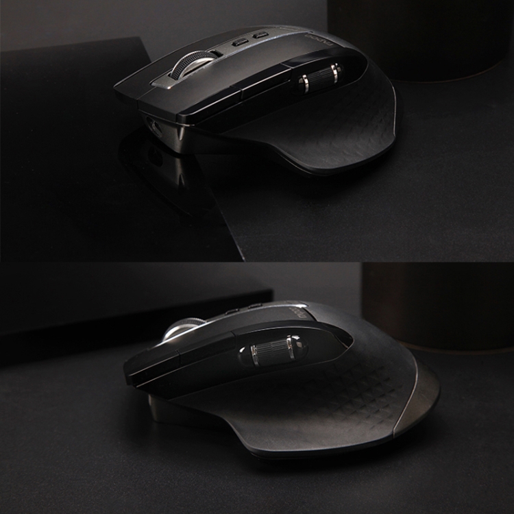 Rapoo MT750 Pro 3200 DPI Bluetooth Wireless Mouse Gaming Laptop Ratón de mano grande, compatible con carga inalámbrica Qi (negro) - 7