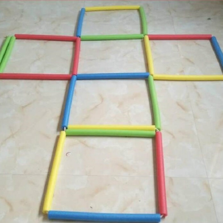21 Sections / Set Children Sense Fun Sponge Jump Lattice Sports Jump