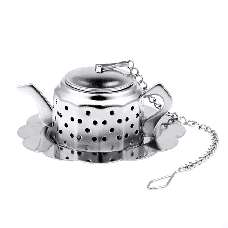 Stainless Steel Tea Infuser Teapot Tray Spice Tea Strainer Herbal Filter  Teaware Accessories Kitchen Tools tea infuser Tea