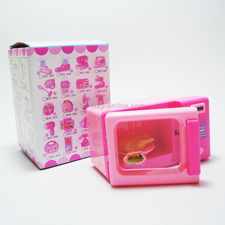 Mini Juguetes Plásticos De De Microondas Para Los Juego De Rol Juguetes -  Rosa Zulema Simulación de microonda