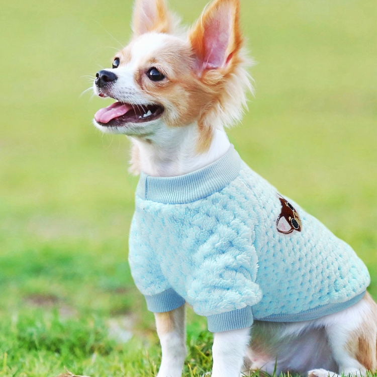 Зимняя теплая одежда для кошек Маленькие собаки Пальто для кошек Одежда для  домашних животных, размер: S (розовый)