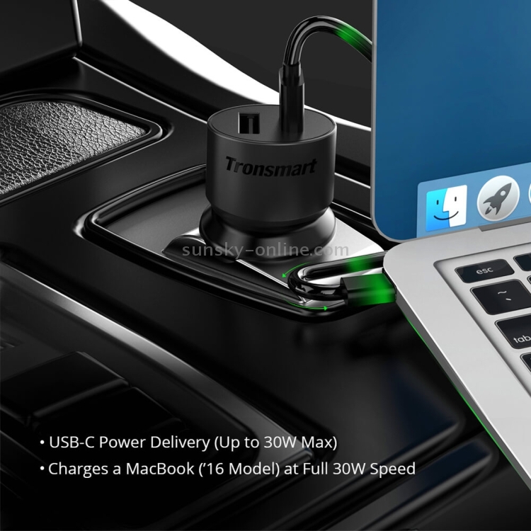 Tronsmart C2P 42W 3A Max USB Port USB-C / Type-C Car Charger for Google Nexus 6P / 5X, LeTV One Max / Pro(Black) Tronsmart C2P 42W 3A Max USB Port USB-C / Type-C Car Charger for Google Nexus 6P / 5X, LeTV One Max / Pro(Black)