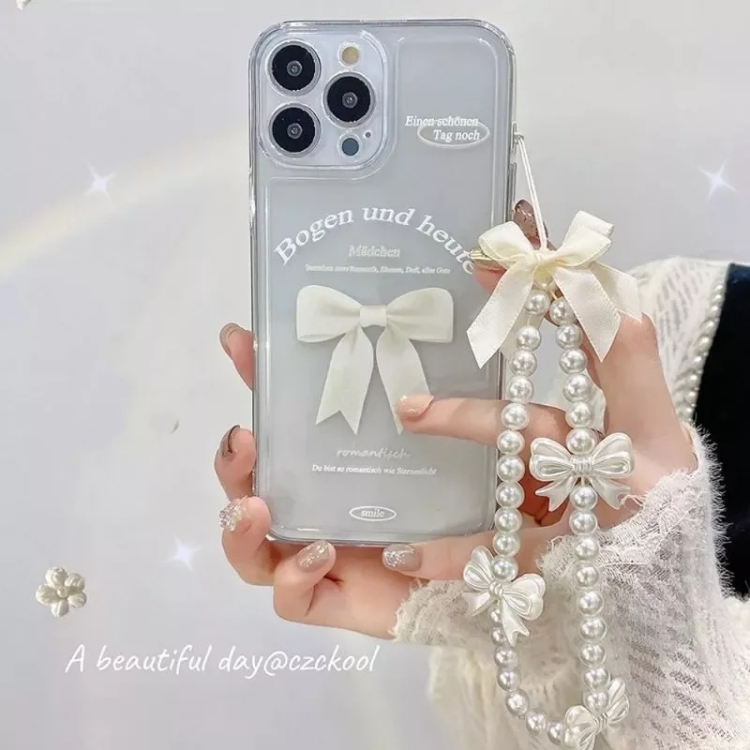 Butterfly Pearl Bracelet Mobile Phone Chain Butterfly Pearl Bracelet Mobile Phone Chain